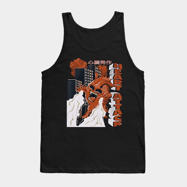 Heart Attack Tank Top by aStro678